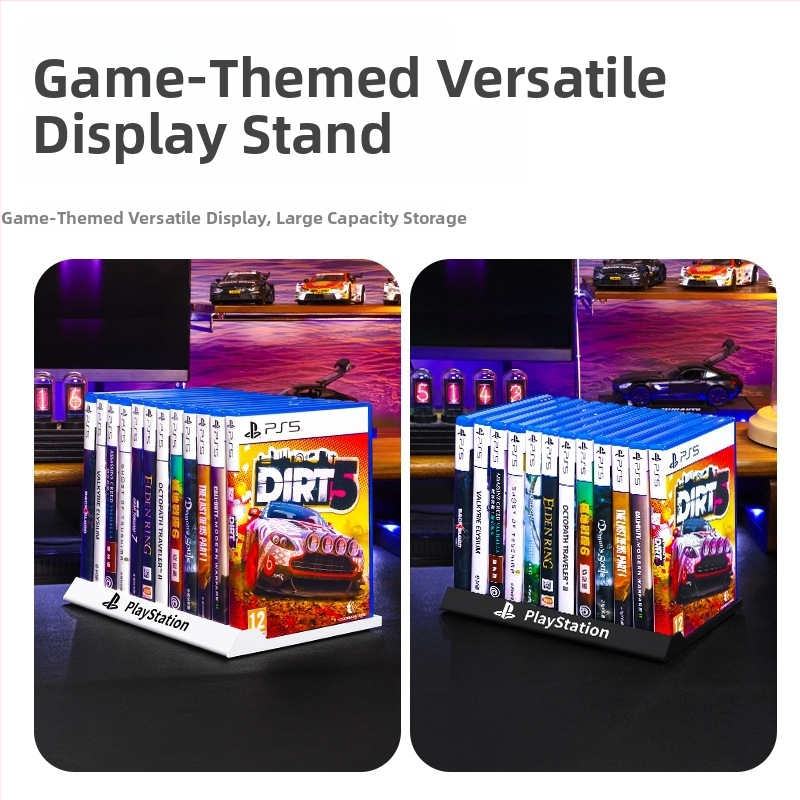 PS4/PS5 spremnik za diskove igara, PC materijal, veličina 215×155×19 mm, težina 100 g, kompatibilan s PS4/PS5 diskovima