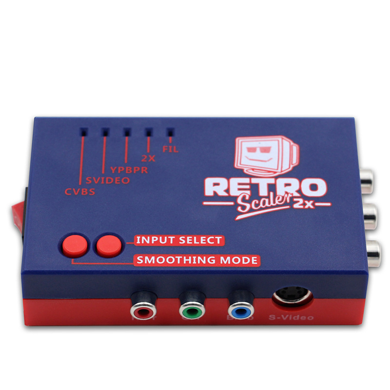 RetroScaler2x AV na HDMI linijski multiplikator, ODV verzija za nostalgične igre (YPbPr/S-Video/AV na HDMI). Kompatibilan s PS2, N64, NES, SEGA Dreamcast, Saturn, MD1