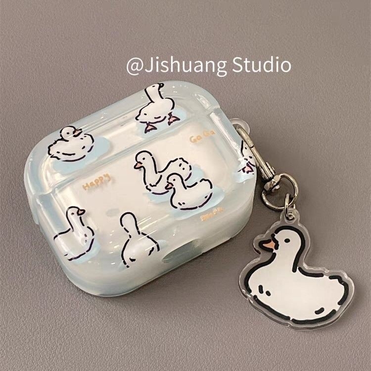 Carcasă de protecție AirPods a 4-a generație — Material TPU, Design portabil, Imprimare, Personalizabil pentru Apple