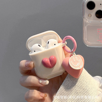 Θήκη AirPods TPU με ανάγλυφο καλλιτεχνικό σχέδιο καρτούν — φορητό αξεσουάρ Apple (AirPods 1–4 και Pro 2/3)