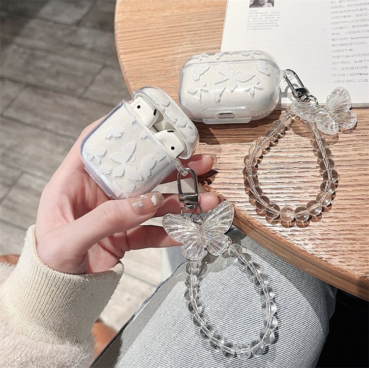 Θήκη προστασίας AirPods - TPU υλικό, χαρακτική, φορητό μαλακό κέλυφος, στυλ καρτούν - για Apple AirPods