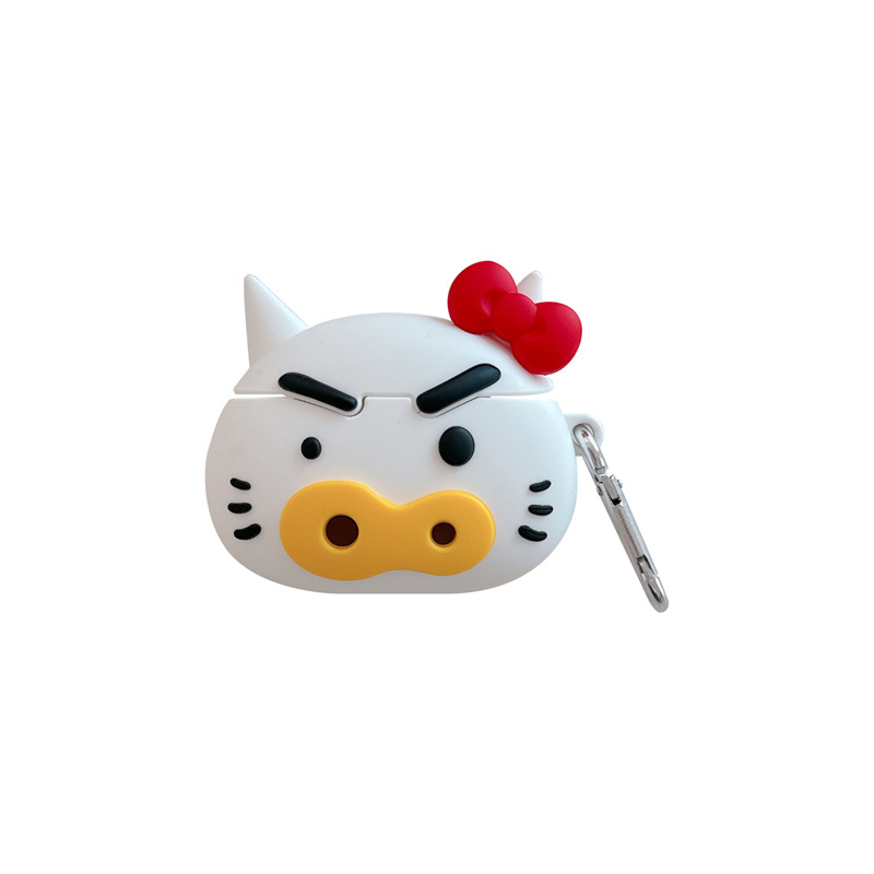 Ultron silikonska futrola za AirPods Pro3 – crtani mačji dizajn, injekcijsko oblikovanje, kompatibilno s Apple