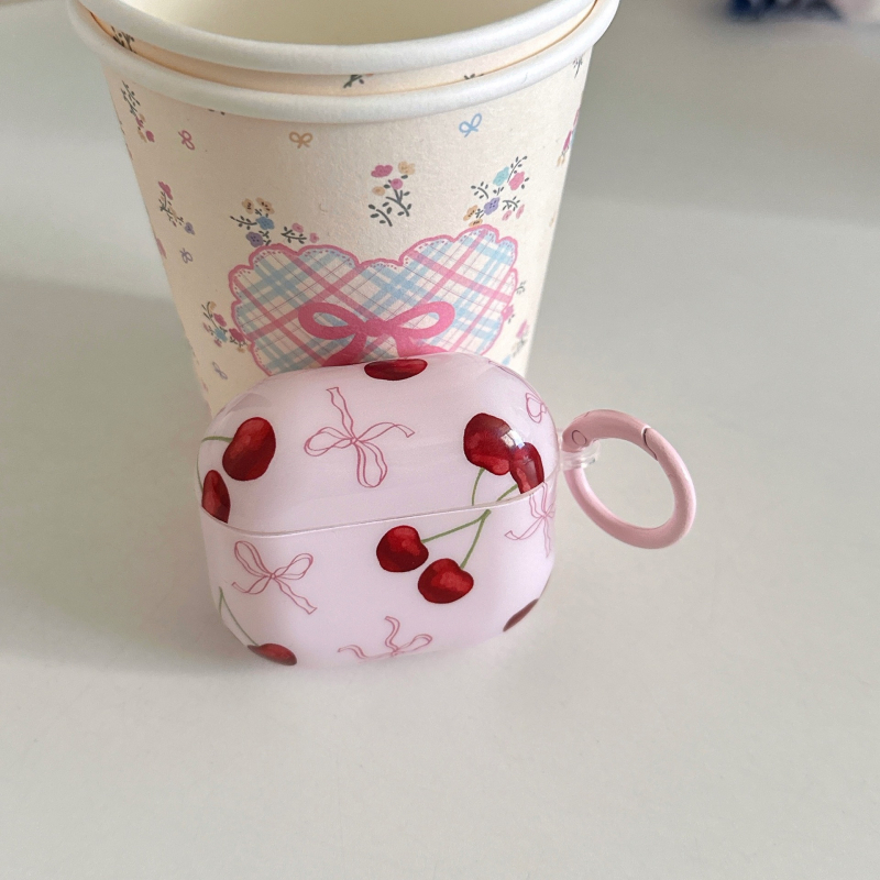 Zaštitna futrola za AirPods Pro – dizajn trešnje, TPU, sve-u-jednom kućište, injekcijsko oblikovanje, prilagodljivo Apple AirPods Pro 2. i 3. generacije