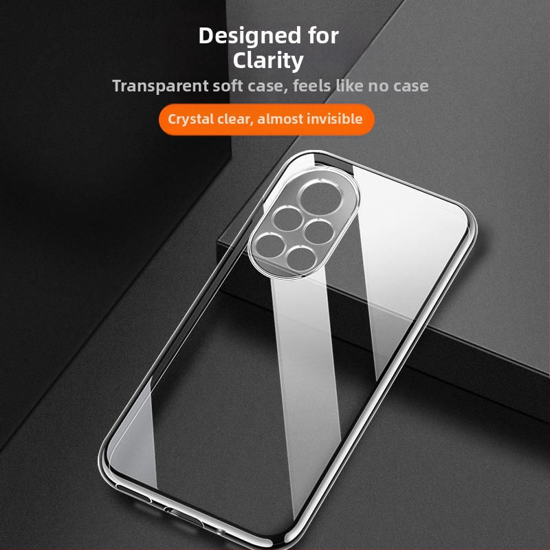 Huawei Nova 8 sērijas caurspīdīgs silikona korpuss – kritienu aizsardzība, aizsargapvalks Nova 8, Nova 8 Pro, Nova 8 SE