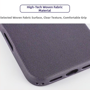 Aizsargkaste iPhone 17 Pro Max – tehniska auduma materiāls, reljefveida apdare, magnētiska piesaiste, pretslīdēšana, pret skrāpējumiem