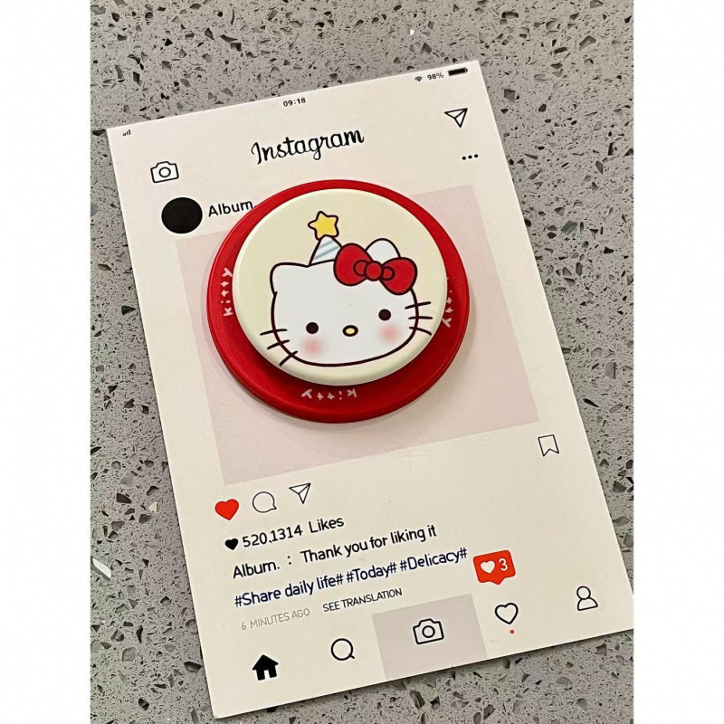 Magnētiskais turētājs ar dzimšanas dienas cepures dizainu iPhone korpusam — matēts plēves materiāls, izturīgs pret kritieniem, saderīgs ar iPhone