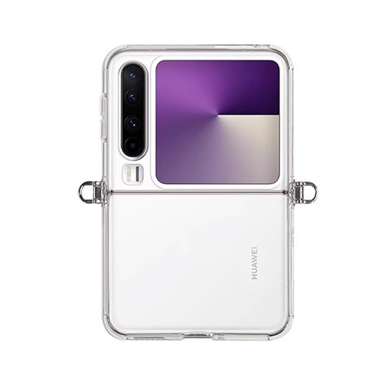 Huawei PuraX силиконов калъф с кука за презрамка, мека обвивка, против изпускане