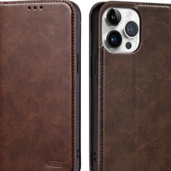 Lishen maku vāciņš iPhone 12–14 sērijai (Pro/Max) - īsta āda, minimālisks stils, triecienizturīgs, paredzēts iPhone 12/12 Pro/Max, 13/13 Pro/Max, 14/14 Pro/Max