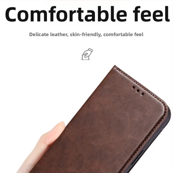 Lishen maku vāciņš iPhone 12–14 sērijai (Pro/Max) - īsta āda, minimālisks stils, triecienizturīgs, paredzēts iPhone 12/12 Pro/Max, 13/13 Pro/Max, 14/14 Pro/Max