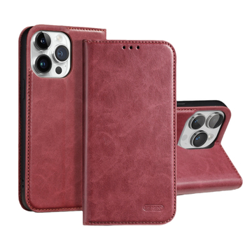 Lishen maku vāciņš iPhone 12–14 sērijai (Pro/Max) - īsta āda, minimālisks stils, triecienizturīgs, paredzēts iPhone 12/12 Pro/Max, 13/13 Pro/Max, 14/14 Pro/Max