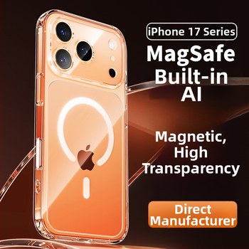 Caurlāpa caurspīdīgā magnētiskā telefona vāciņš ar precīzām atverēm un pilnu kameru aizsardzību iPhone 11–14 Pro/Max (Materiāls: TPU+PC; Ražošana: injekcijas formēšana; Funkcijas: magnētiska pievilkšana, kritiena aizsardzība)