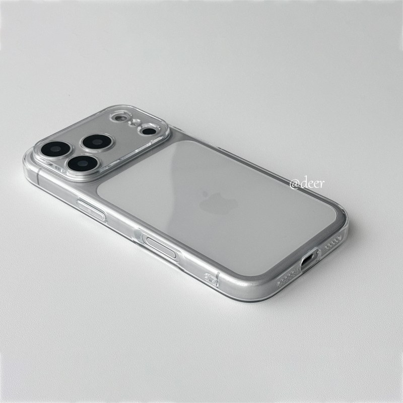 Aizsargtelefonu apvalks ar caurspīdīgu mīksto korpusu, korejiešu stila dizains, materiāls: saplāksnis, precīzi caurumi pilnai aizsardzībai