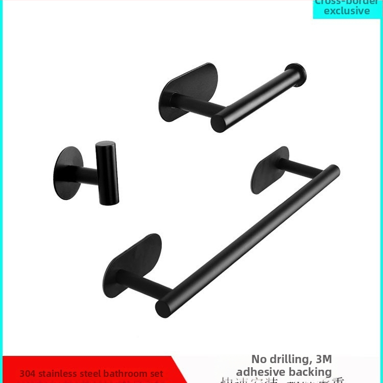 304 nerūdijančio plieno rankšluosčių laikiklis, be gręžimo, vieno stulpo dizainas, apkrova 20 kg, blizgus paviršius