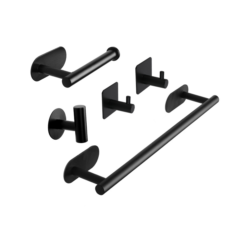 304 nerūdijančio plieno rankšluosčių laikiklis, be gręžimo, vieno stulpo dizainas, apkrova 20 kg, blizgus paviršius