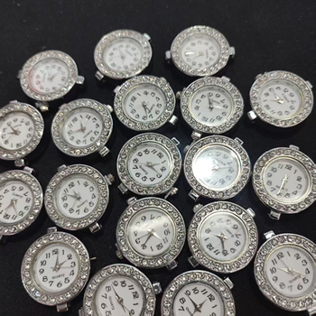 Ceas feminin cu diamante, cuarț, model JZ0004, cadran rotund, curea din aliaj, carcasă metalică