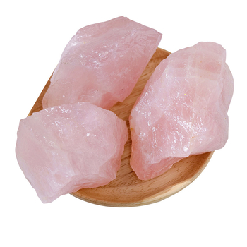 Ružičasti kvarc – kristalni neravni kamen – Runyang – 100–1200 g – moderna minimalistička dekoracija