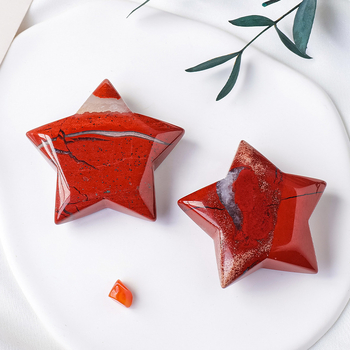 Kristalna zvijezda s pet točaka – dekorativni predmet (Brand: Apeng Crystal Crafts; Kategorija: Kristalni sirovi kamen; Materijal: Kristal; Stil: Moderna jednostavnost; Pakiranje: PP vrećica, pojedinačno pakirano)