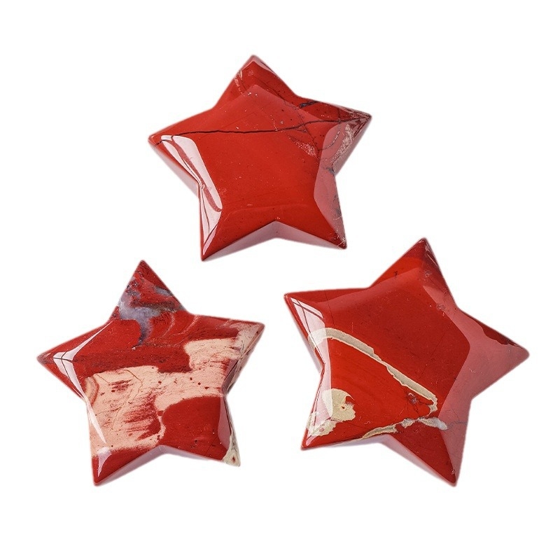Kristalna zvijezda s pet točaka – dekorativni predmet (Brand: Apeng Crystal Crafts; Kategorija: Kristalni sirovi kamen; Materijal: Kristal; Stil: Moderna jednostavnost; Pakiranje: PP vrećica, pojedinačno pakirano)