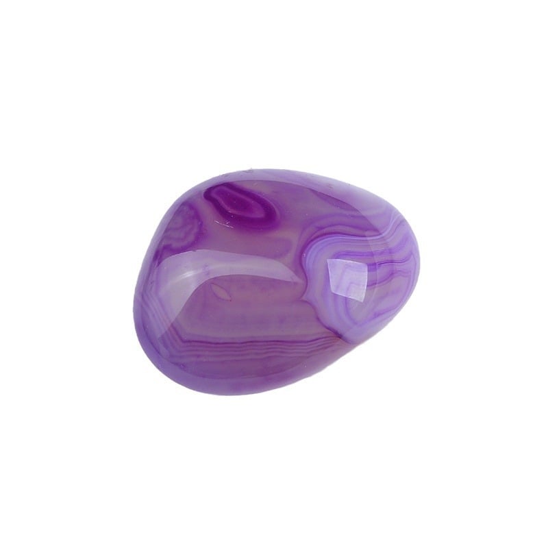 Ručni komad od achata s ljubičastim prugama; Materijal: achat; Marka: Crown Jewelry; Stil: moderna jednostavnost; Pakiranje: PP vrećice