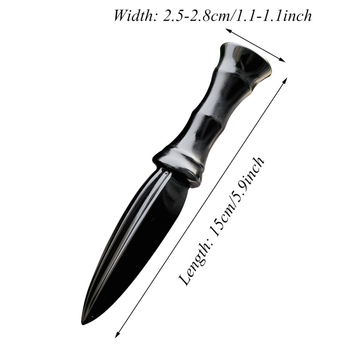 Διακοσμητικό μαχαίρι από κρύσταλλο, χειροποίητα σκαλισμένο για διακόσμηση σπιτιού και γραφείου