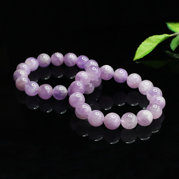 Prirodna ljubičasta ametist narukvica, 8 mm perli, elastični konac, vilinski stil
