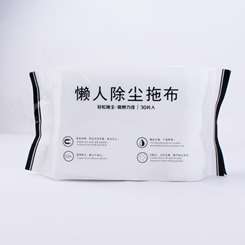 Vienkartiniai mopų audinys su elektrostatiniu dulkių šalinimu, grindų nepluošto popierius, sausam ir drėgnam naudojimui, 30 vnt.