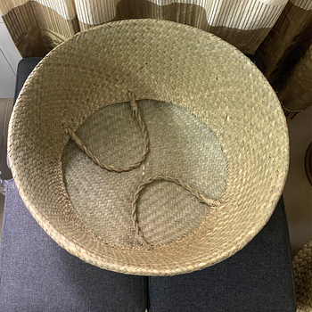 Цветарник от тръстика, ръчно плетен, дишащ, за настолен, подов и висящ монтаж