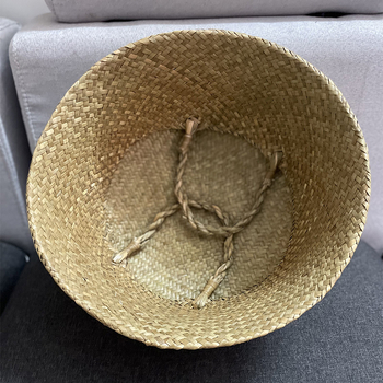 Цветарник от тръстика, ръчно плетен, дишащ, за настолен, подов и висящ монтаж