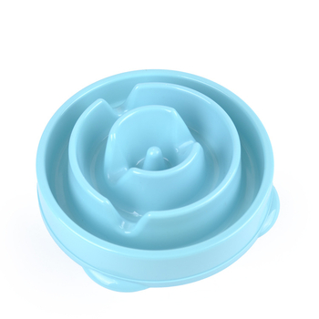 Macska lassú etető tál Dougez – anti-tippelés, anti-kiömlés, anti-csúszás, műanyag