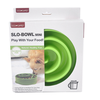 Macska lassú etető tál Dougez – anti-tippelés, anti-kiömlés, anti-csúszás, műanyag