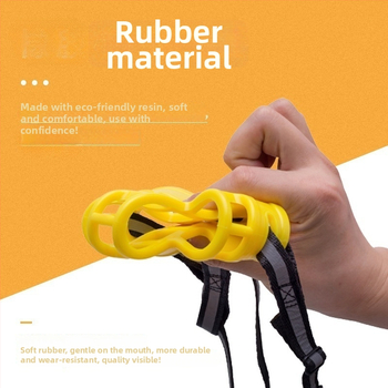 Μάσκα σκύλου από TPE με διαπερατό πλέγμα, αντιδαγκωτικό