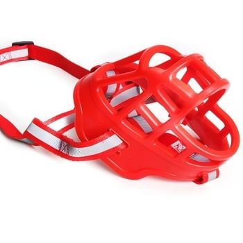 Μάσκα σκύλου από TPE με διαπερατό πλέγμα, αντιδαγκωτικό