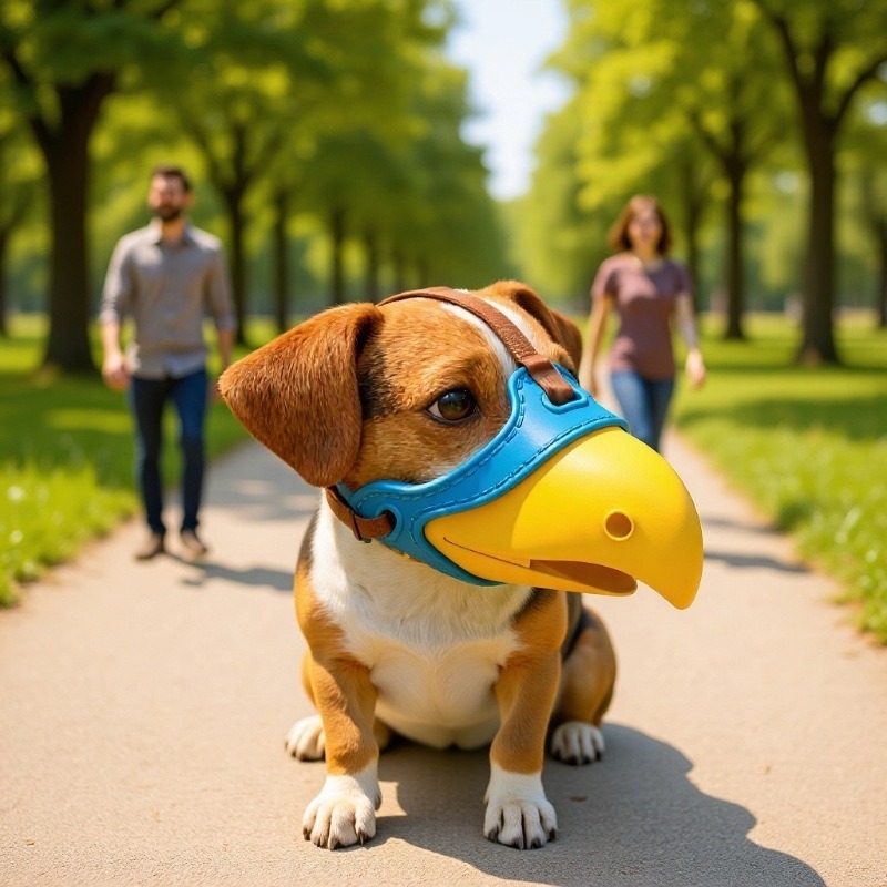 Brnjica za psa od TPR-a i webbinga, maska protiv ugriza, uređaj protiv lajanja, vodootporna, prilagodljiva