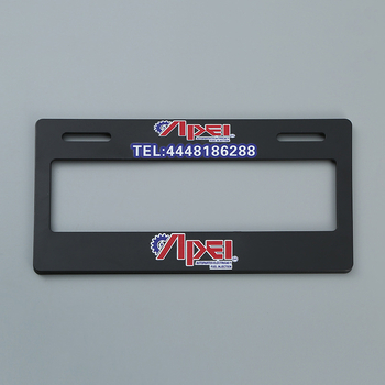 ABS okvir za registracijsku pločicu, univerzalni, model SY227abs, materijal plastika, broj dijela SY227abs, marka Sen yan, prilagodba dostupna