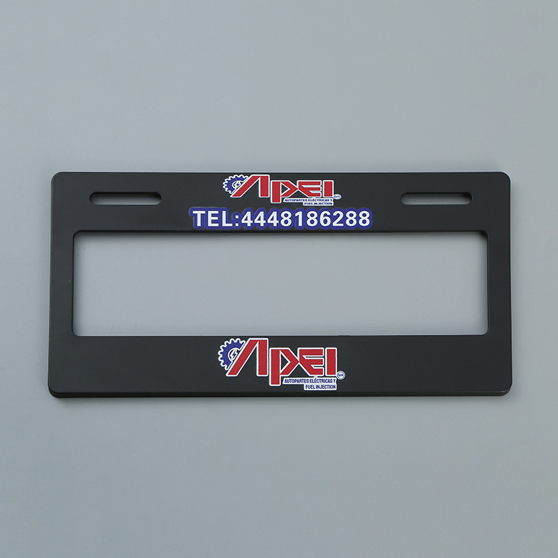 ABS okvir za registracijsku pločicu, univerzalni, model SY227abs, materijal plastika, broj dijela SY227abs, marka Sen yan, prilagodba dostupna