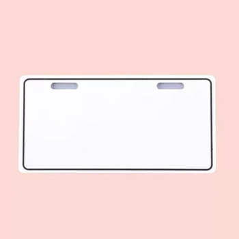 Okvir za stražnju registracijsku pločicu električnog vozila - aluminijska konstrukcija, dimenzije 18,2 × 9,2 cm, model 252, broj dijela 03
