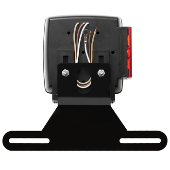 Držač registarske pločice od aluminijske legure za prikolicu s stražnjim svjetlom i kompletom vijaka – Model 101013b-ls; Kompatibilno s prikolicama