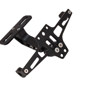 CPJ-01 Univerzalni stražnji nosač registarske pločice za motocikl, CNC aluminijska legura, sklopni teleskopski