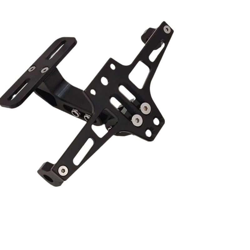 CPJ-01 Univerzalni stražnji nosač registarske pločice za motocikl, CNC aluminijska legura, sklopni teleskopski