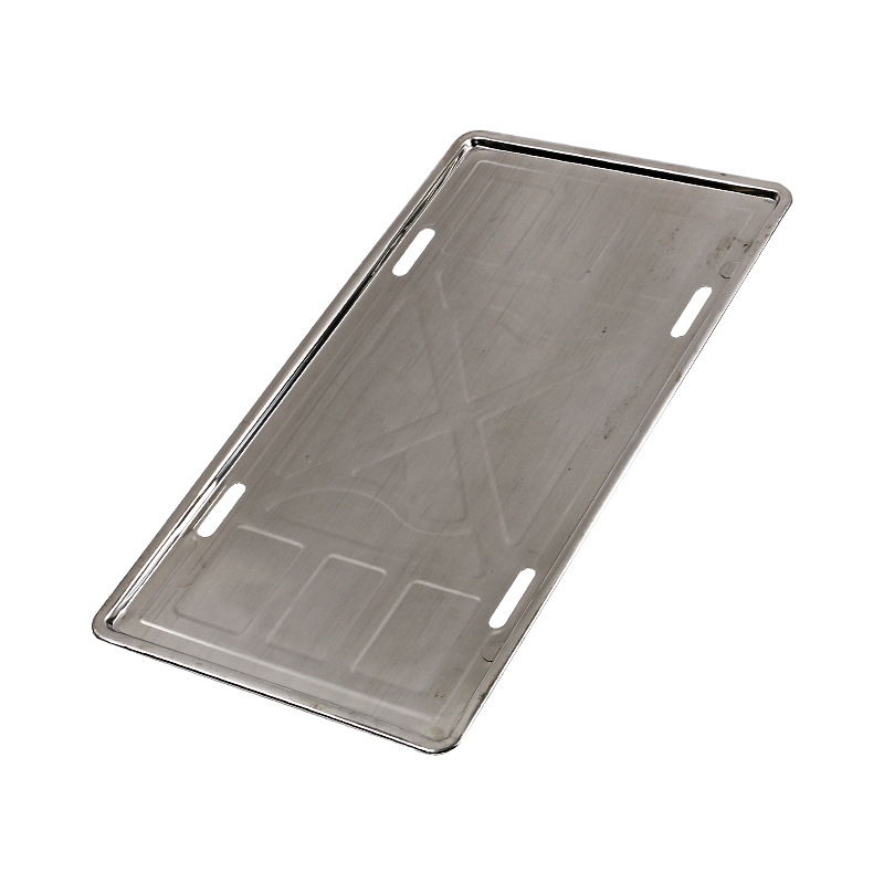 Okvir za registarsku pločicu kamiona od nehrđajućeg čelika • Univerzalan za kamione • Materijal: nehrđajući čelik • Broj dodatka: DC • Marka: Ji Dingchang