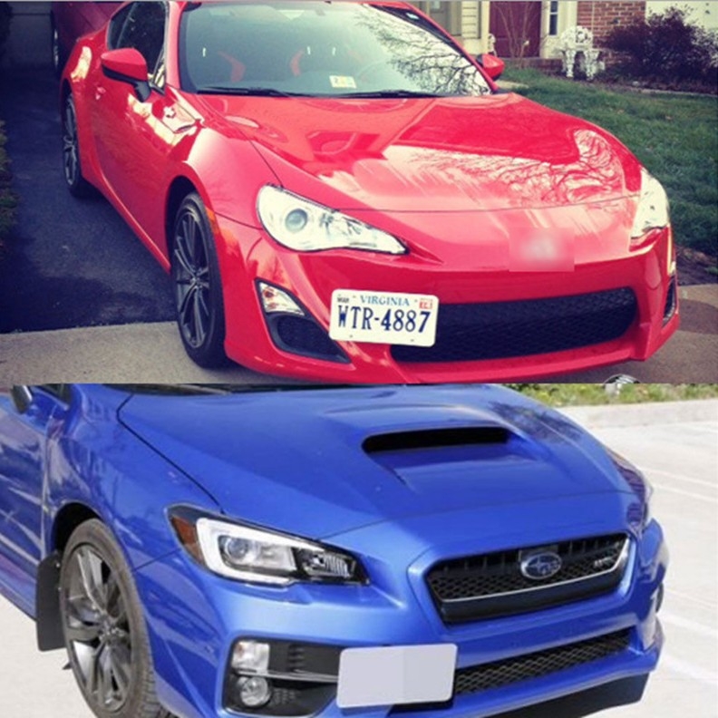 Okvir registarske pločice za BMW F seriju – aluminijska legura, šuplji dizajn