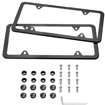 Rendszámkeret, rozsdamentes acélból, Tianpeng márka, kiegészítő sz. 01