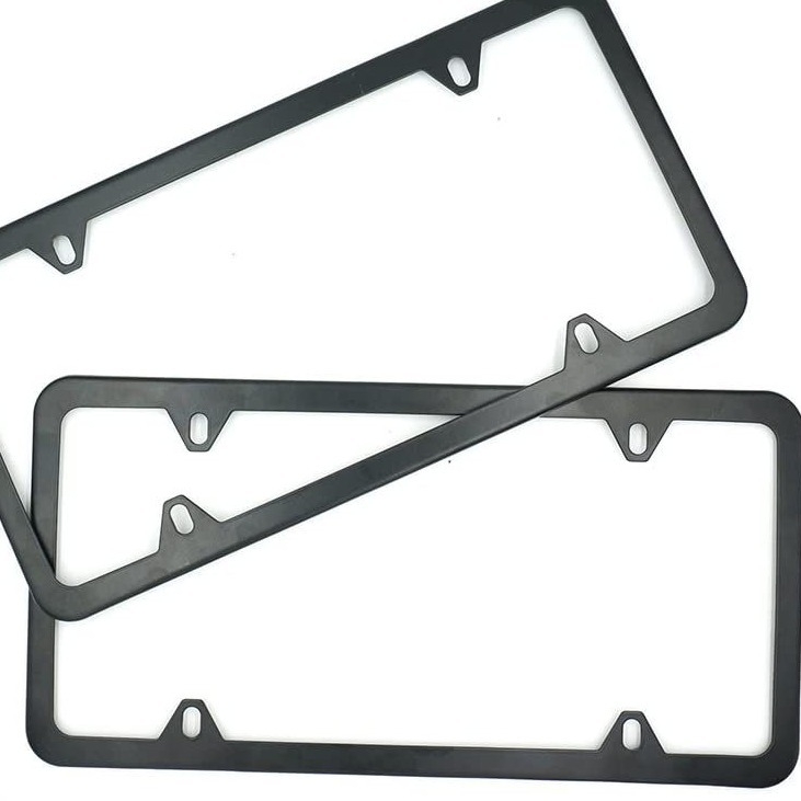 Rendszámkeret, rozsdamentes acélból, Tianpeng márka, kiegészítő sz. 01