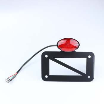 Držač svjetlosnog registarskog broja za motocikl, željezo, retro američki cruiser bočni držač registarske pločice