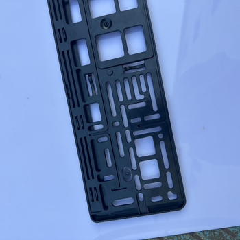 Okvir registarske pločice automobila, model aluminijske legure; materijal plastika; Hongxing 002