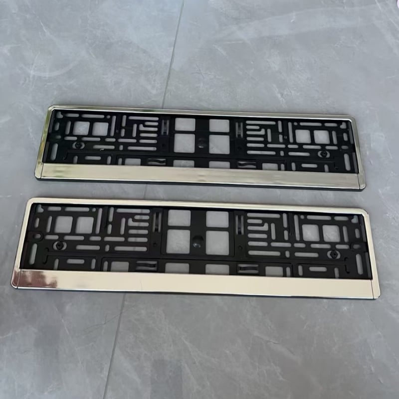 Okvir registarske pločice automobila, model aluminijske legure; materijal plastika; Hongxing 002