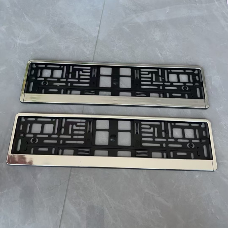 Okvir registarske pločice automobila, model aluminijske legure; materijal plastika; Hongxing 002