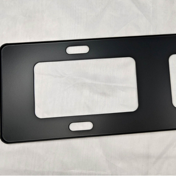 Uski bezokvirni okvir za registarske pločice – aluminijska legura, prilagodljiv