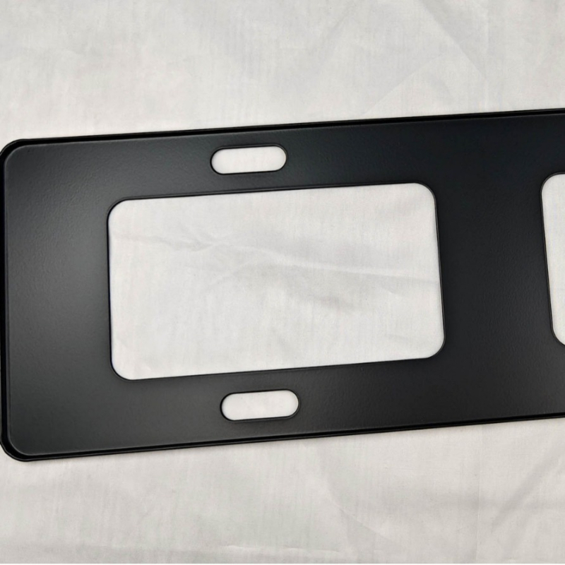 Uski bezokvirni okvir za registarske pločice – aluminijska legura, prilagodljiv