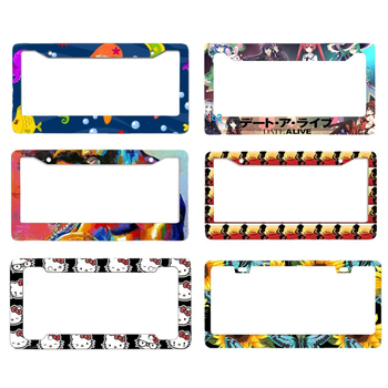 Plastični okvir registarske pločice, model 001, nehrđajući čelik, dio broj 001